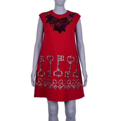 dolce gabbana kleid rot rosen|Dolce & Gabbana .